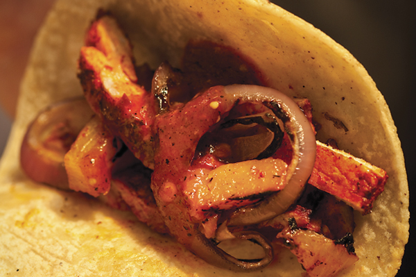 Grilled Pork Tacos, Pastor Flavors