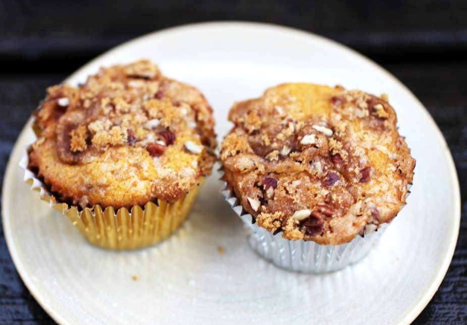 Butternut-Pecan Muffins with Brown Sugar Crumble