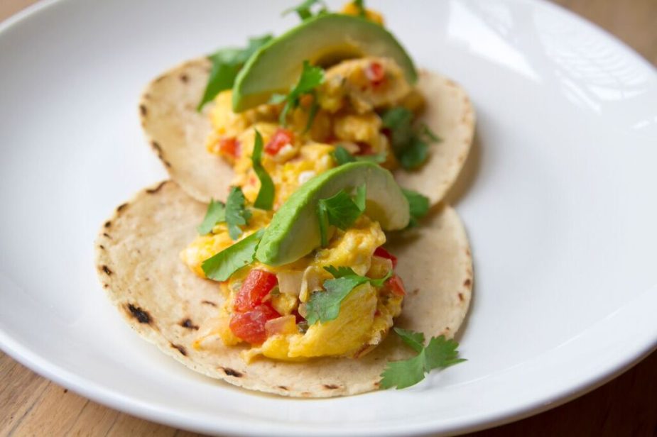 Scrambled Eggs with Mexican Flavors