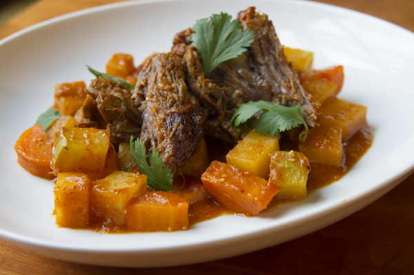 Chipotle-Seasoned Pot Roast with Mexican Vegetables