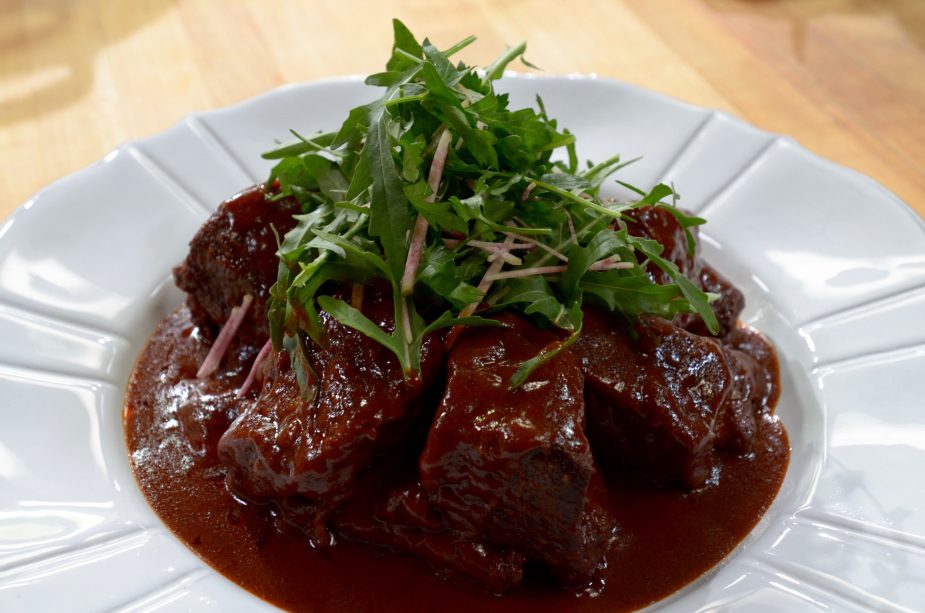 Braised Short Ribs with Ancho BBQ Sacue