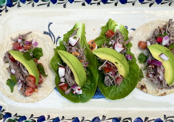 Tacos of Yucatecan Beef Salad