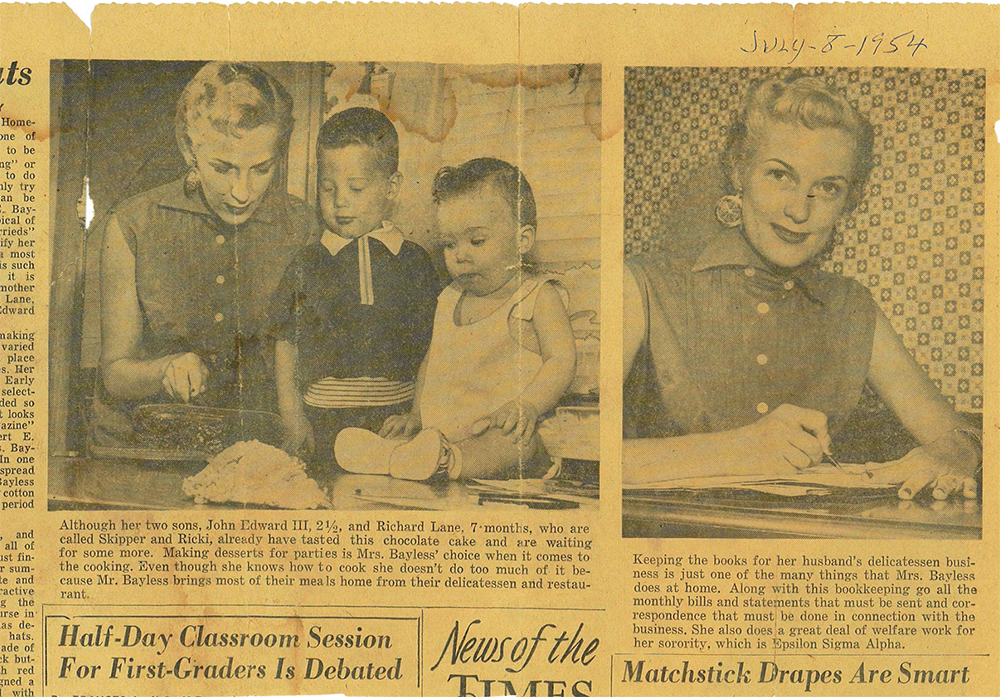 RB Parents, July 1954