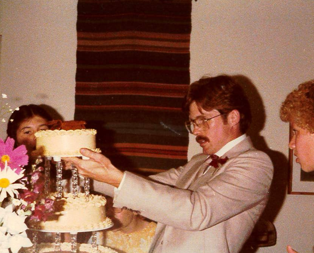 RB Wedding Ceremony 1979 Cake